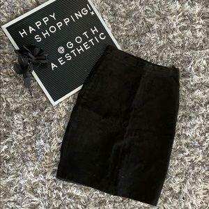 GENUINE LEATHER Pencil Skirt
